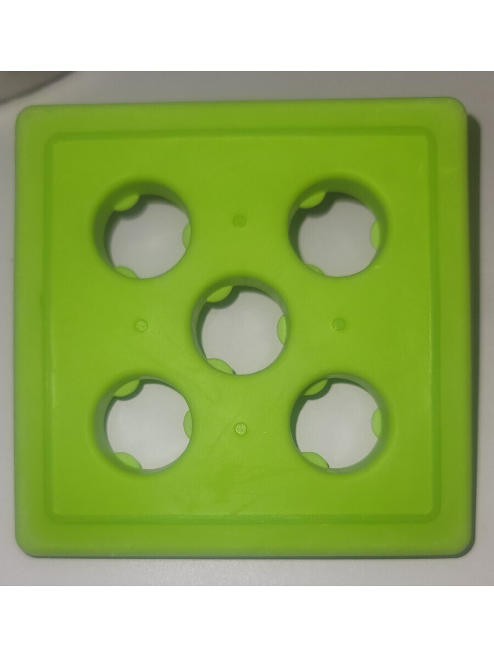 LITTLE TIKES WAFFLE BLOCKS GREEN SQUARE CONNECTOR PIECE SPARE REPLACEMENT PART